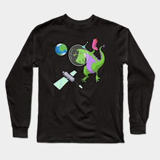 Space Dino Long Sleeve T-Shirt